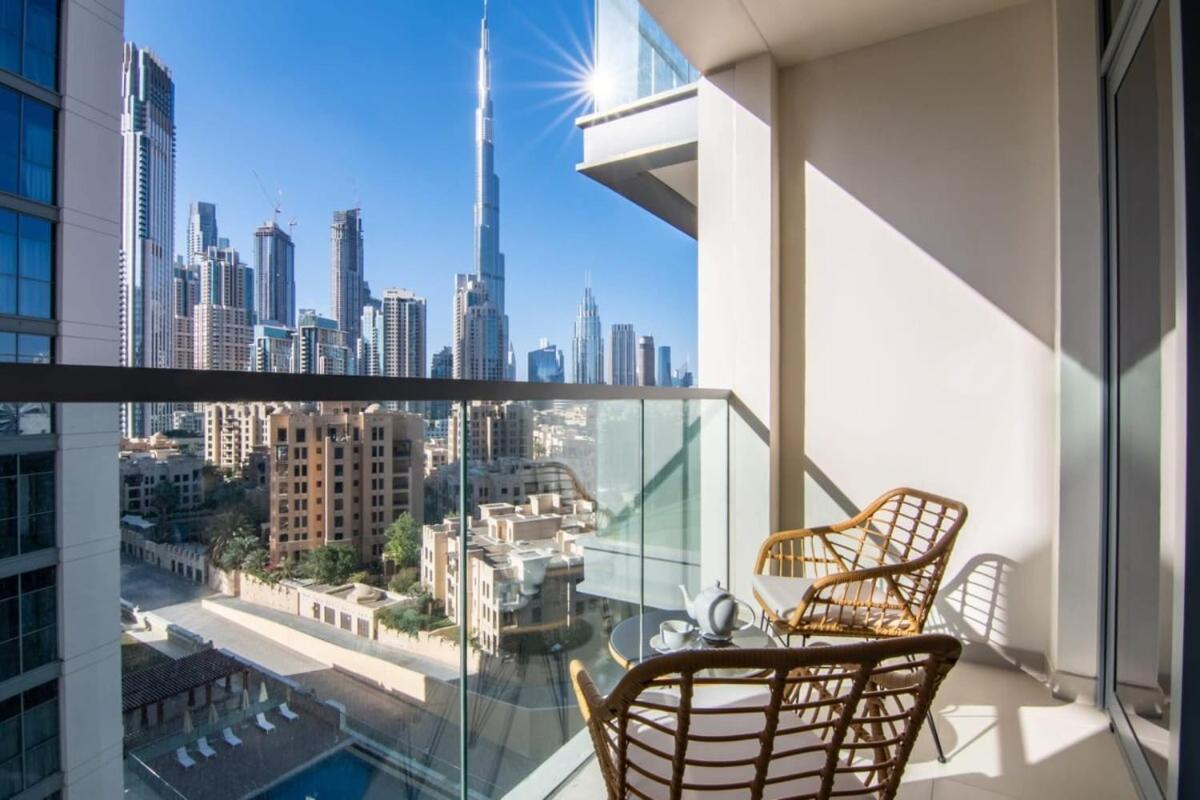 Silkhaus Design 1Bdr With Burj Khalifa View In New Tower Appartement Dubai Buitenkant foto