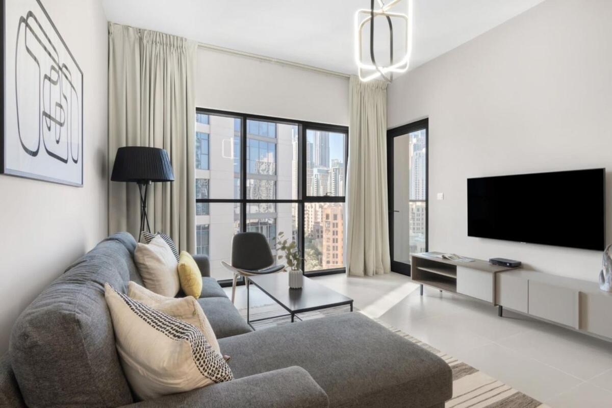 Silkhaus Design 1Bdr With Burj Khalifa View In New Tower Appartement Dubai Buitenkant foto