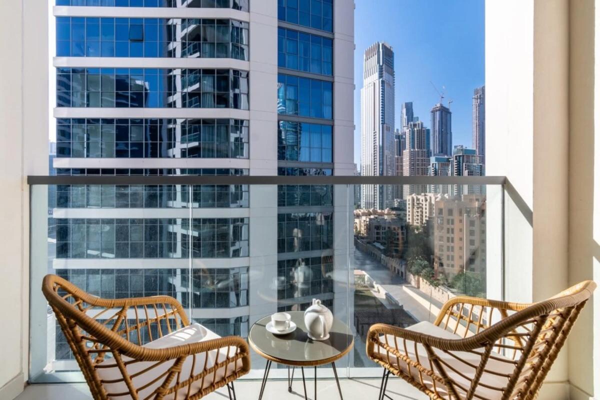Silkhaus Design 1Bdr With Burj Khalifa View In New Tower Appartement Dubai Buitenkant foto