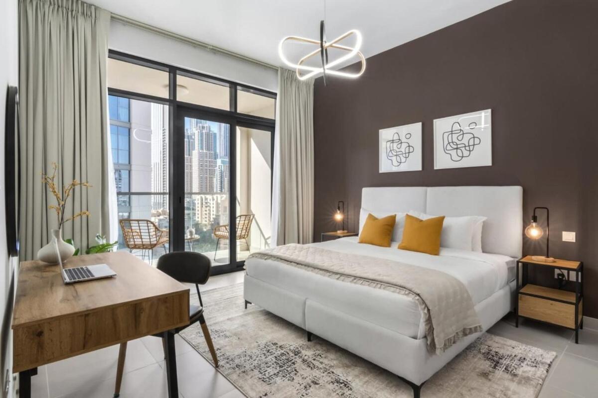 Silkhaus Design 1Bdr With Burj Khalifa View In New Tower Appartement Dubai Buitenkant foto